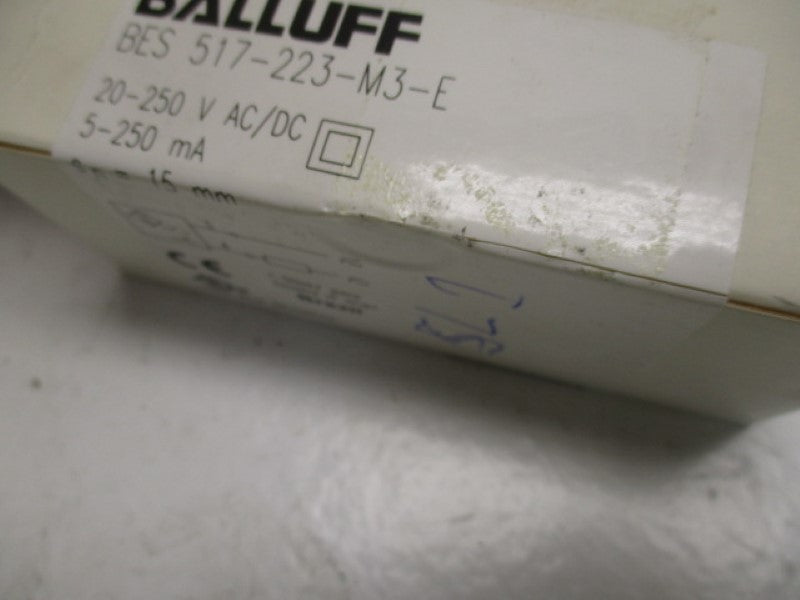 BALLUFF BES517-223-M3-E INDUCTIVE SENSOR * FACTORY SEALED *