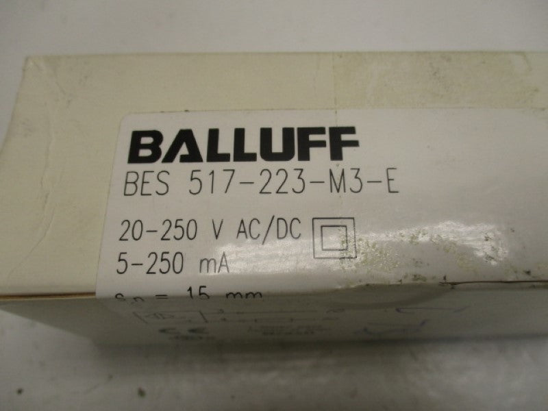 BALLUFF BES517-223-M3-E INDUCTIVE SENSOR * FACTORY SEALED *