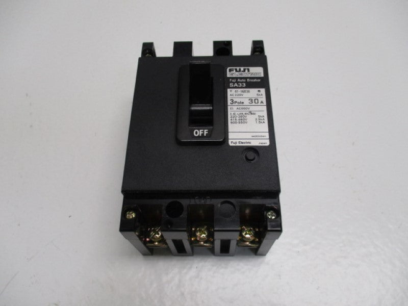 FUJI ELECTRIC SA33 AUTO BREAKER 3P 30A  NSNP