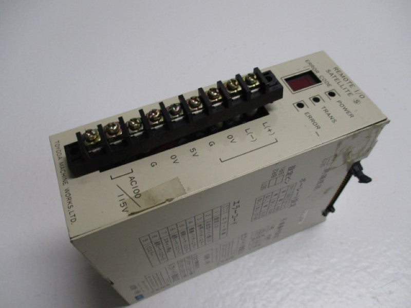 TOYODA TPU-2300 REMOTE I/O STATELLITE (AS PICTURED)  UNMP