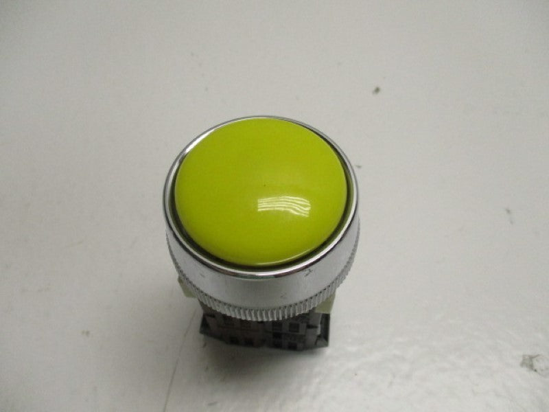 FUJI ELECTRIC AH30-MI ROUND YELLOW MUSHROOM PUSHBUTTON  NSNP