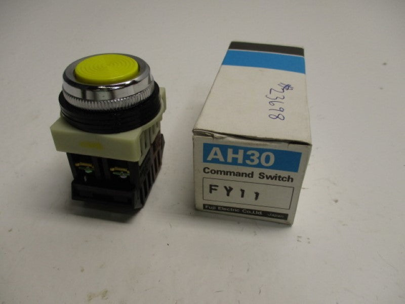 FUJI ELECTRIC AH30-FY11 YELLOW PUSHBUTTON  NSMP