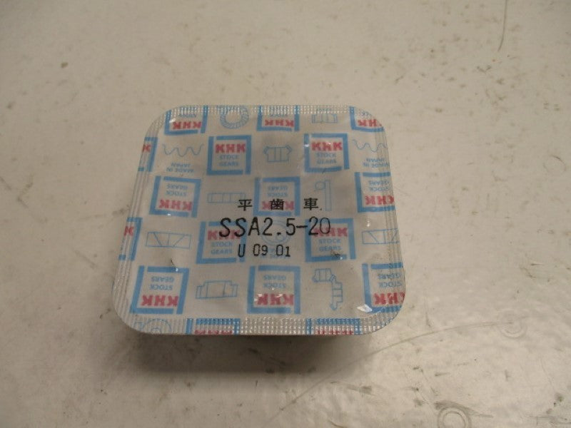 KHK SSA2.5-20 SPUR GEAR  NSMP