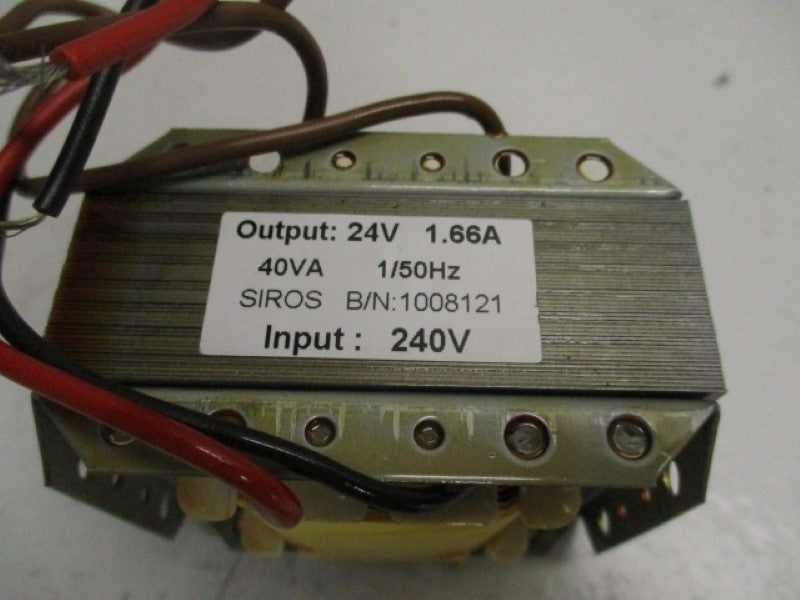 SIROS 1008121 TRANSFORMER 24/240V  NSNP