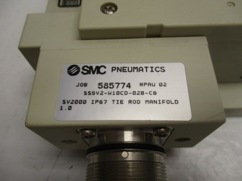 SMC SS5V2-W10CD-02B-C8 STATION MANIFOLD  NSNP