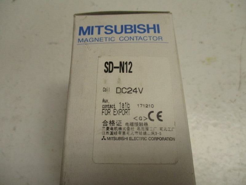 MITSUBISHI SD-N12 MAGNETIC CONTACTOR24VDC  NSMP