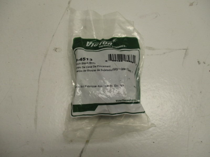 VICTOR THERMAL DYNAMICS 9-4513 PINCH BLOCK BODY * NEW IN FACTORY BAG *