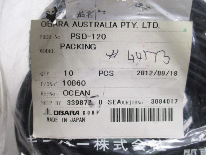 OBARA PSD-120 O-RINGS (PKG OF 10 ) NSMP