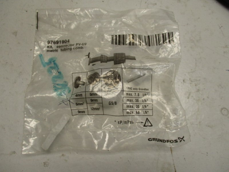 GRUNDFOS 97691904 CONNECTOR KIT * NEW IN FACTORY BAG  *