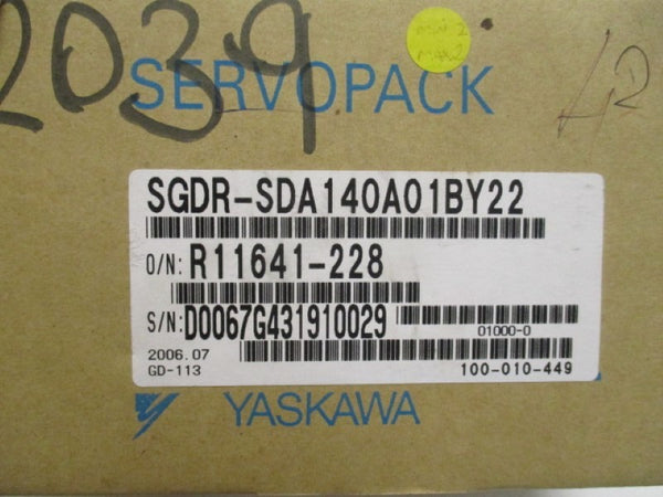 YASKAWA SGDR-SDA140A01BY22  NSMP