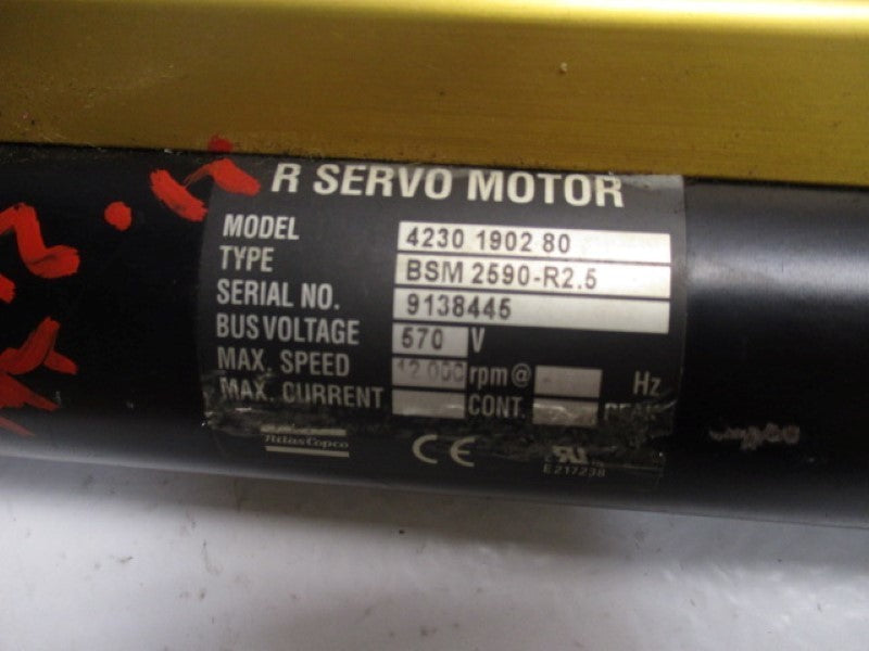ATLAS COPCO BSM2590-R2.5 NUT RUNNER 570V  UNMP
