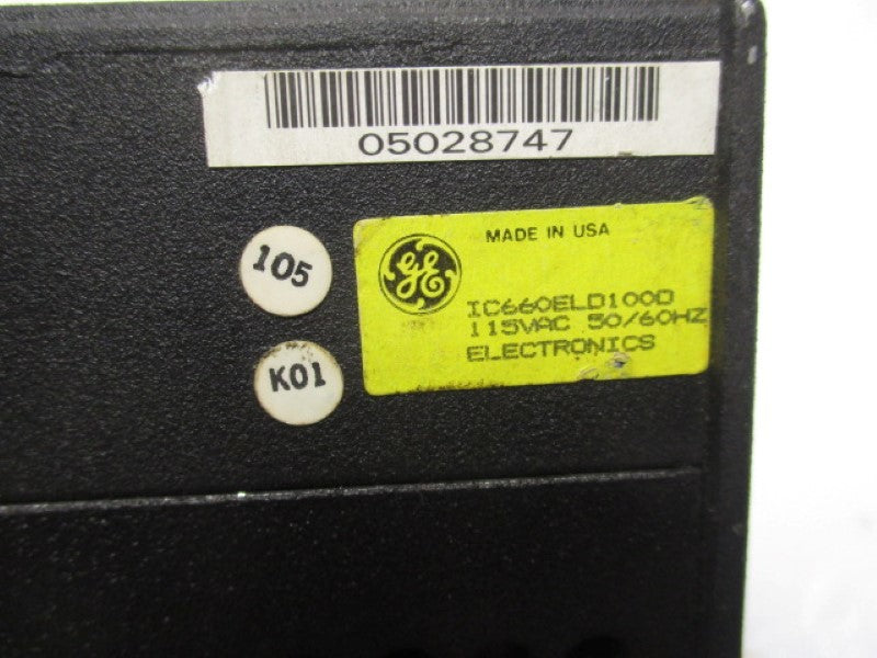 GENERAL ELECTRIC IC660ELD100D GENIUS I/O MODULE  115VAC  UNMP