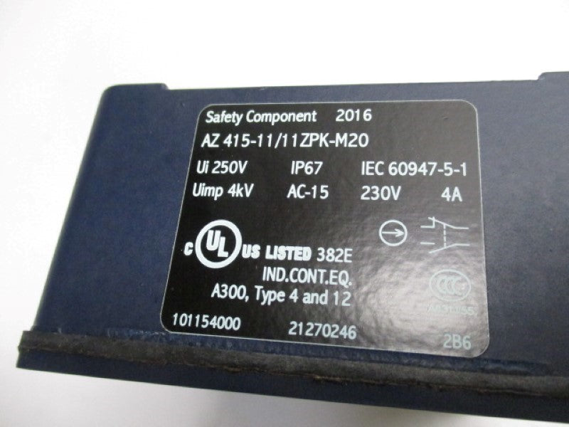 SCHMERSAL AZ415-11/11ZPK-M20 SAFETY INTERLOCK SWITCH  NSNP