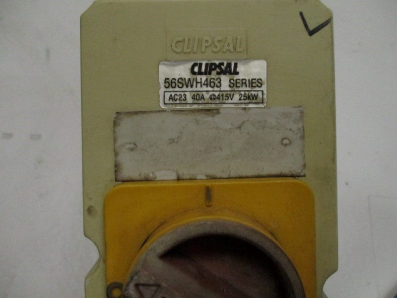 CLIPSAL 56SWH463 ENCLOSED LOAD BREAK SWITCH (AS PICTURED)  UNMP