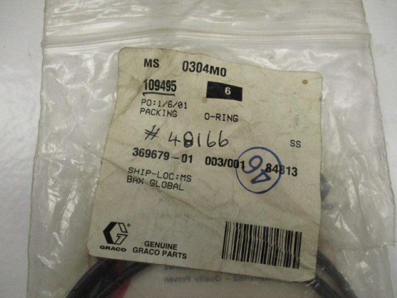 GRACO 109495 O-RING  (PKG OF 3)  NSMP