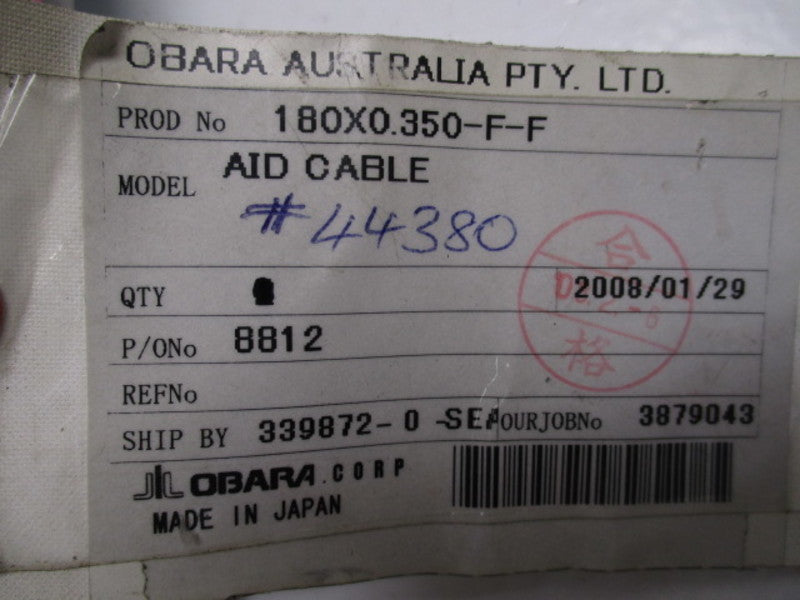 OBARA 180X0.350-F-F WELDING AIDE CABLE  NSNP