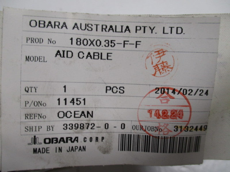 OBARA 180X0.35-F-F WELDING AIDE CABLE  NSNP