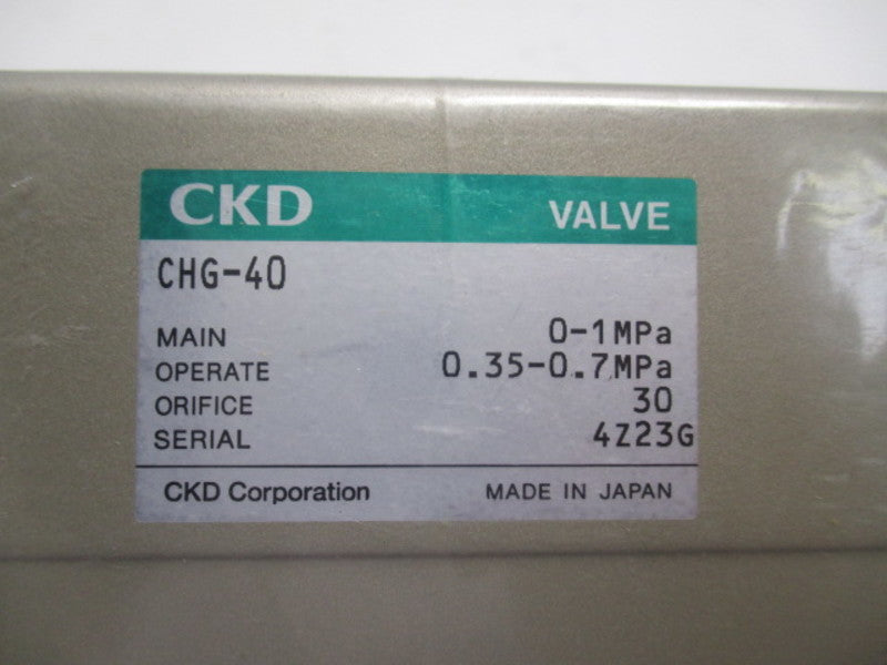 CKD CHG-40 3-PORT BALL VALVE  NSMP