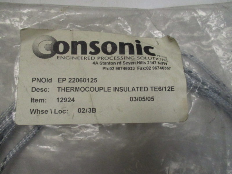 CONSONIC EP22060125 THERMOCOUPLE INSULATED WIRE  NSMP