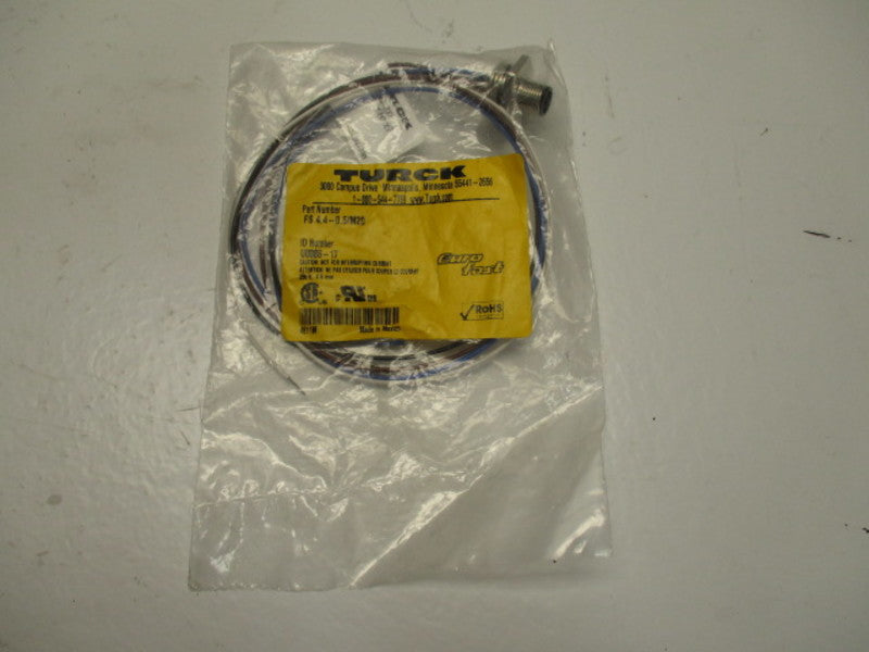 TURCK FS4.4-0.5/M20 EUROFAST RECEPTACLE* NEW IN FACTORY BAG *