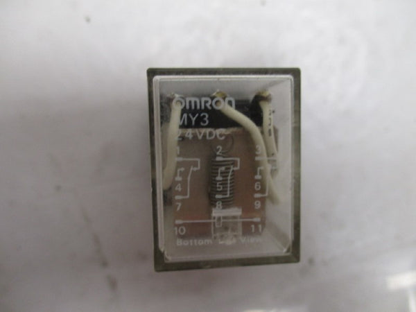 OMRON MY3-DC24 RELAY 24VDC  UNMP