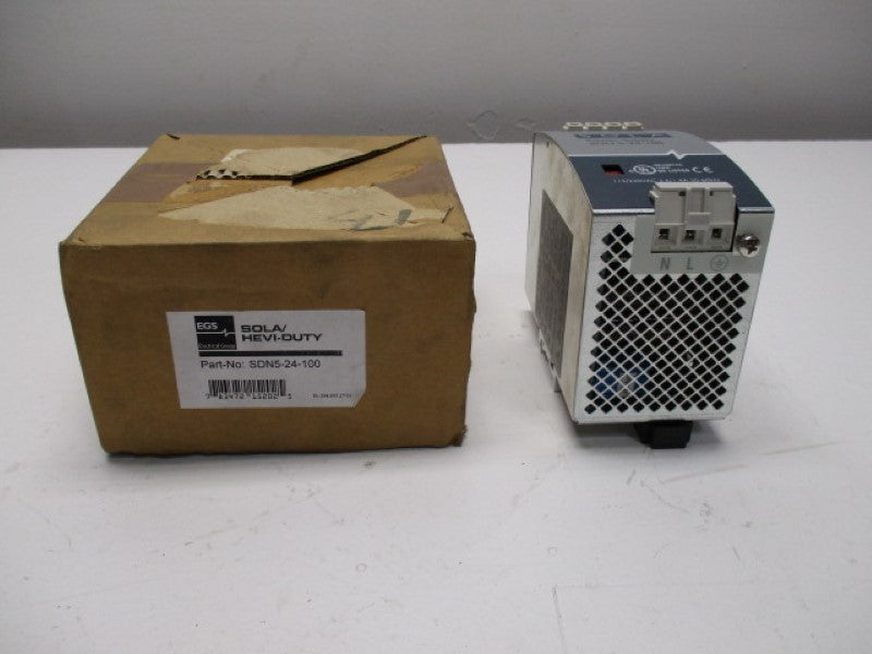 EGS SDN5-24-100 POWER SUPPLY 5A 24VDC   NSMP