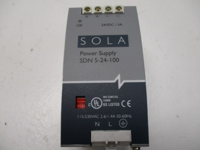 EGS SDN5-24-100 POWER SUPPLY 5A 24VDC   NSMP
