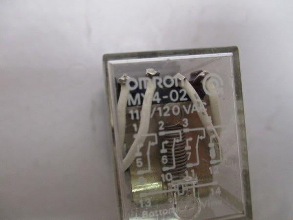 OMRON MY4-02 RELAY 110/120VAC  UNMP