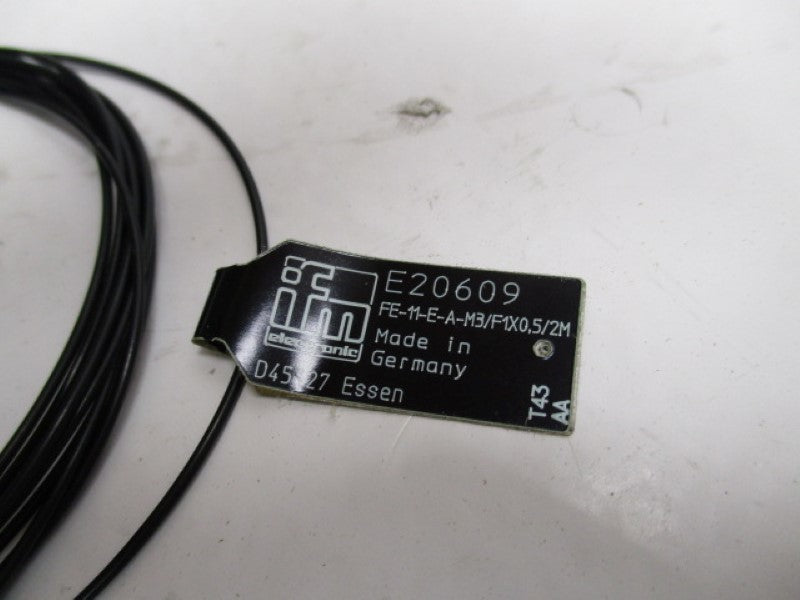 IFM EFECTOR E20609 FIBER OPTIC THROUGH BEAM SENSOR   NSMP