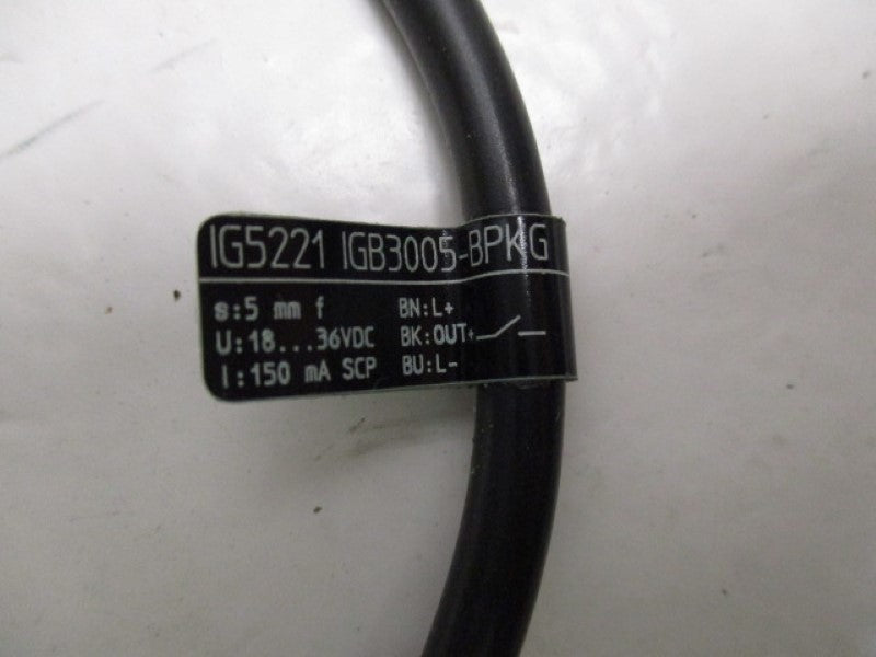 IFM EFECTOR IG5221 INDUCTIVE PROXIMITY SWITCH  NSMP