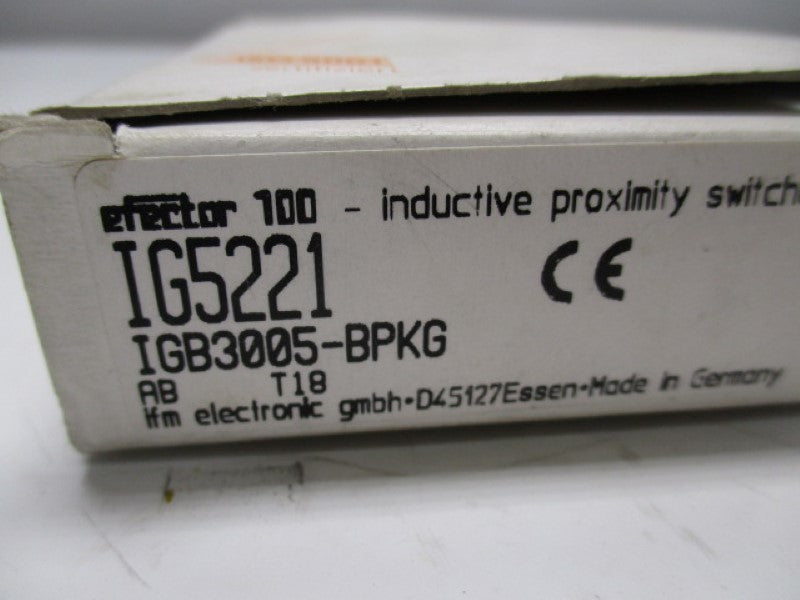 IFM EFECTOR IG5221 INDUCTIVE PROXIMITY SWITCH  NSMP