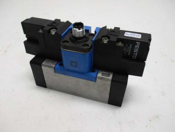 FESTO MEBH-5/3G-D-1-ZSR-C SOLENOID VALVE 20.4-26.4VDC * NEW NO BOX *