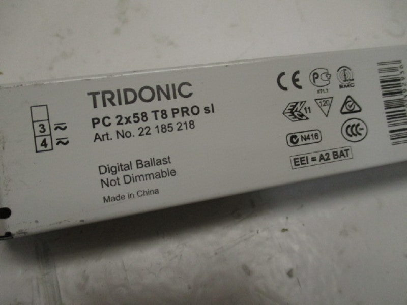 TRIDONIC 22185218 PC2X5878PROSI DIGITAL BALLAST  UNMP