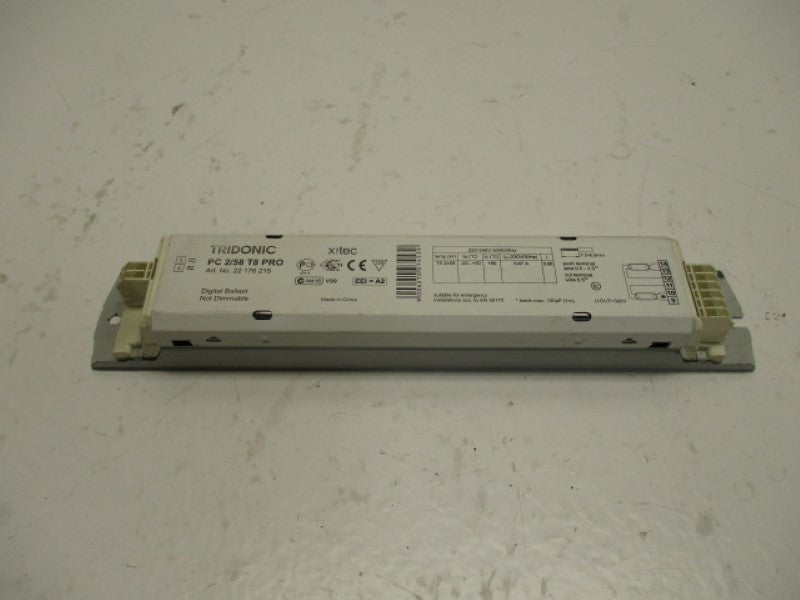TRIDONIC 22176216 PC2/58T8PRO DIGITAL BALLAST  UNMP