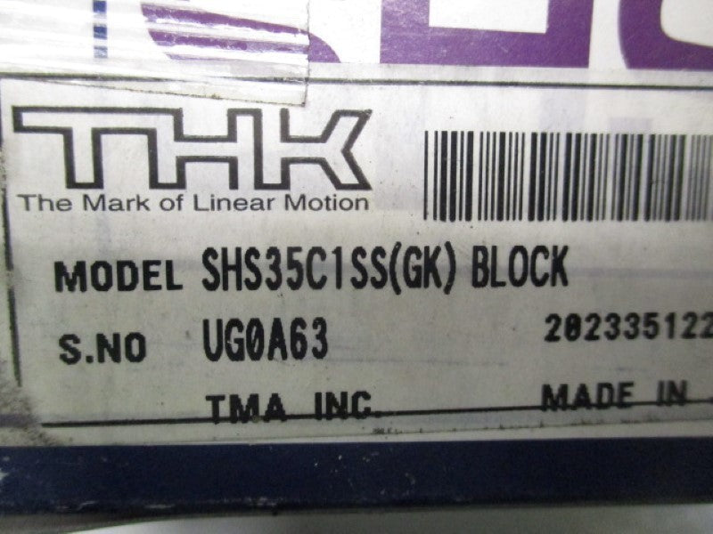 THK SHS35C1SS(GK) BLOCK   UNMP