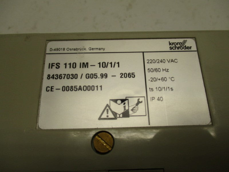 KROM SCHRADER IFS-110IM-10/1/1N  NSMP