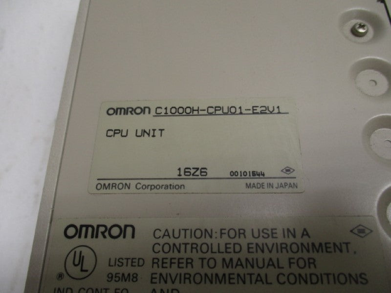 OMRON C1000H-CPU01-E2V1  UNMP