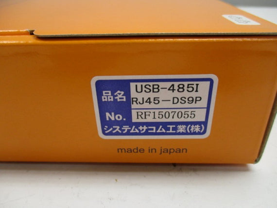 SACOM USB-485I RJ45-DS9P ISOLATED USB ADAPTER * NEW IN BOX *