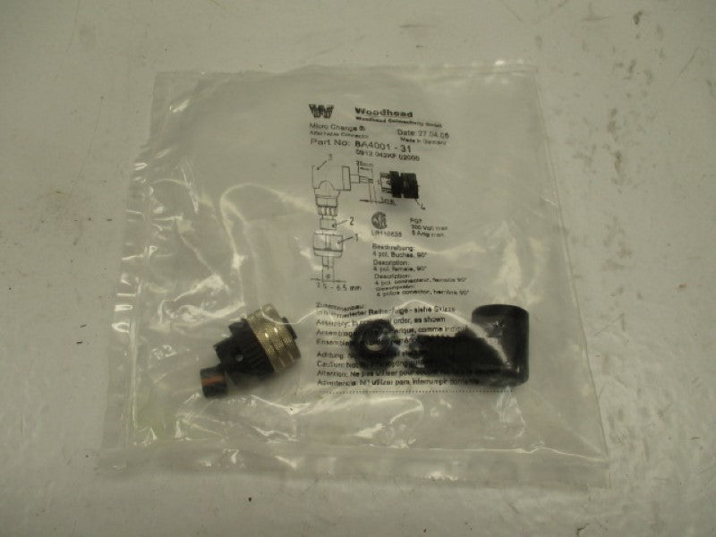 DANIEL WOODHEAD 8A4001-31 ATTACHABLE CONNECTOR NSMP