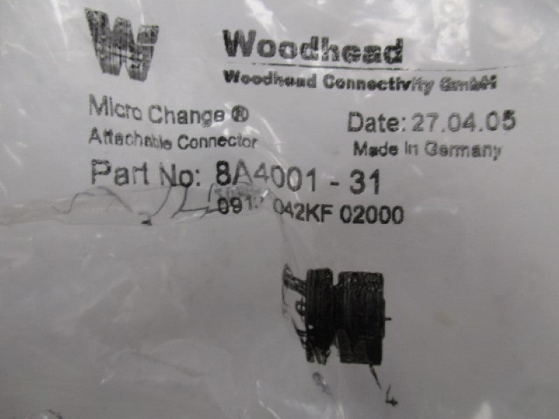 DANIEL WOODHEAD 8A4001-31 ATTACHABLE CONNECTOR NSNP