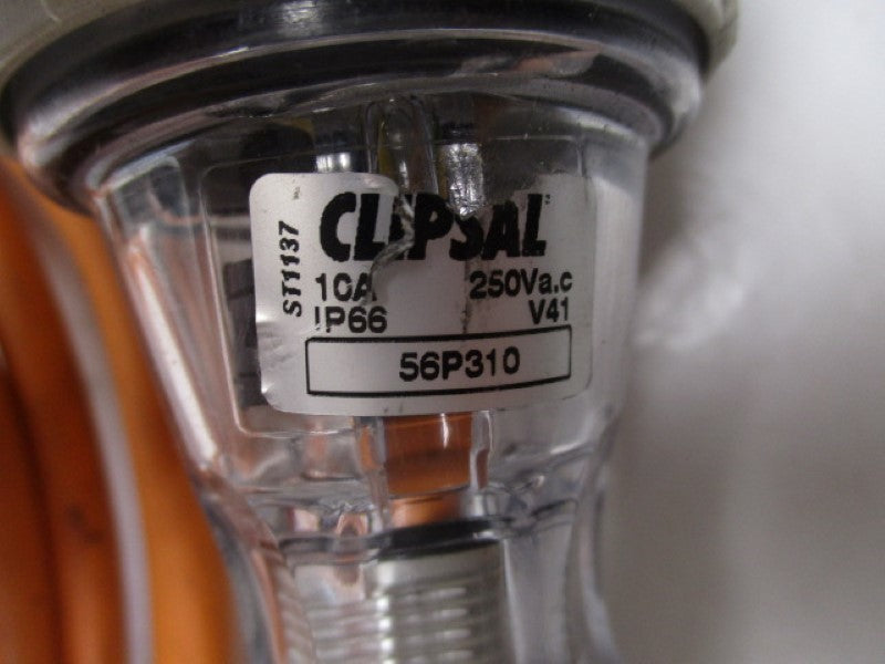CLIPSAL 56P310 10A 250VAC PLUG WITH CABLE  UNMP