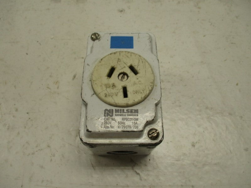 NILSEN RPS0310M OUTLET RECEPTACLE 10A 250VAC   UNMP