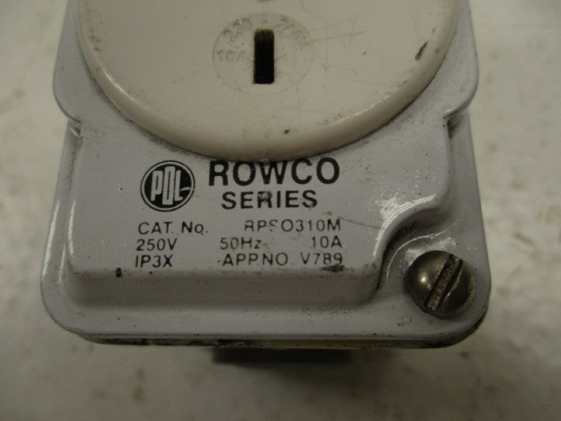 ROWCO RPS0310M OUTLET RECEPTACLE 10A 250VAC   UNMP