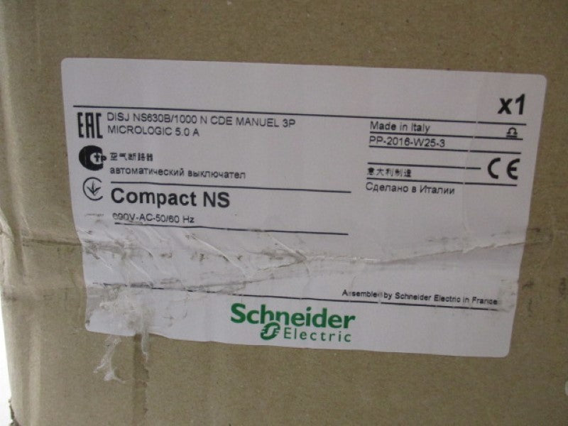 SCHNEIDER ELECTRIC COMPACT NS GCRNS6301600CB AUTOMATIC SWITCH NSMP