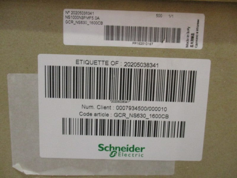 SCHNEIDER ELECTRIC COMPACT NS GCRNS6301600CB AUTOMATIC SWITCH NSMP