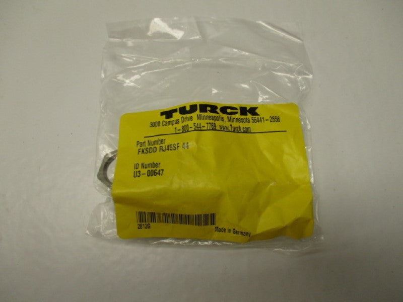 TURCK FKSDDRJ4SSF44 ETHERNET RECEPTACLE FEMALE CONNECTOR  NSMP