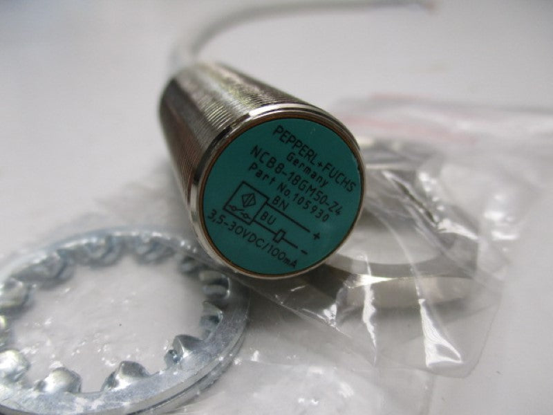 PEPEPRL+FUCHS NCB8-18GM50-Z4 105930 INDUCTIVE SENSOR 3.5-30VDC  NSNP