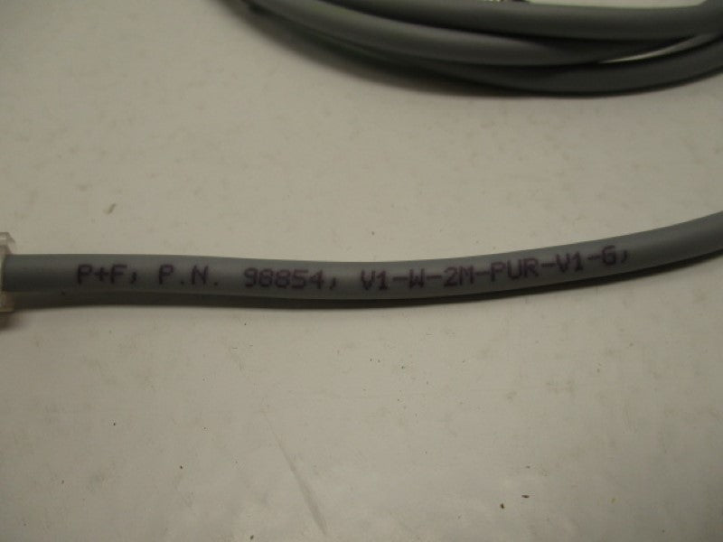 PEPEPRL + FUCHS 098854 V1-W-2M-PUR-V1-G CABLE CONNECTOR  * NEW IN FACTORY BAG *