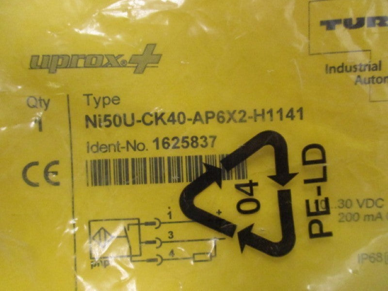 TURCK NI50U-CK40-AP6X2-H1141 SENSOR * NEW IN FACTORY BAG *