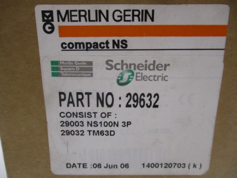 MERLIN GERIN NS100N 30A 790V  NSMP